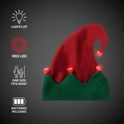 Clearance Windy City Novelties LED Elf Hats Retail Counter Display