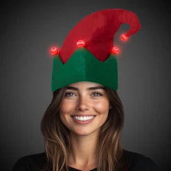 Clearance Windy City Novelties LED Elf Hats Retail Counter Display