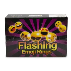 New Windy City Novelties LED Emojicon Jelly Rings