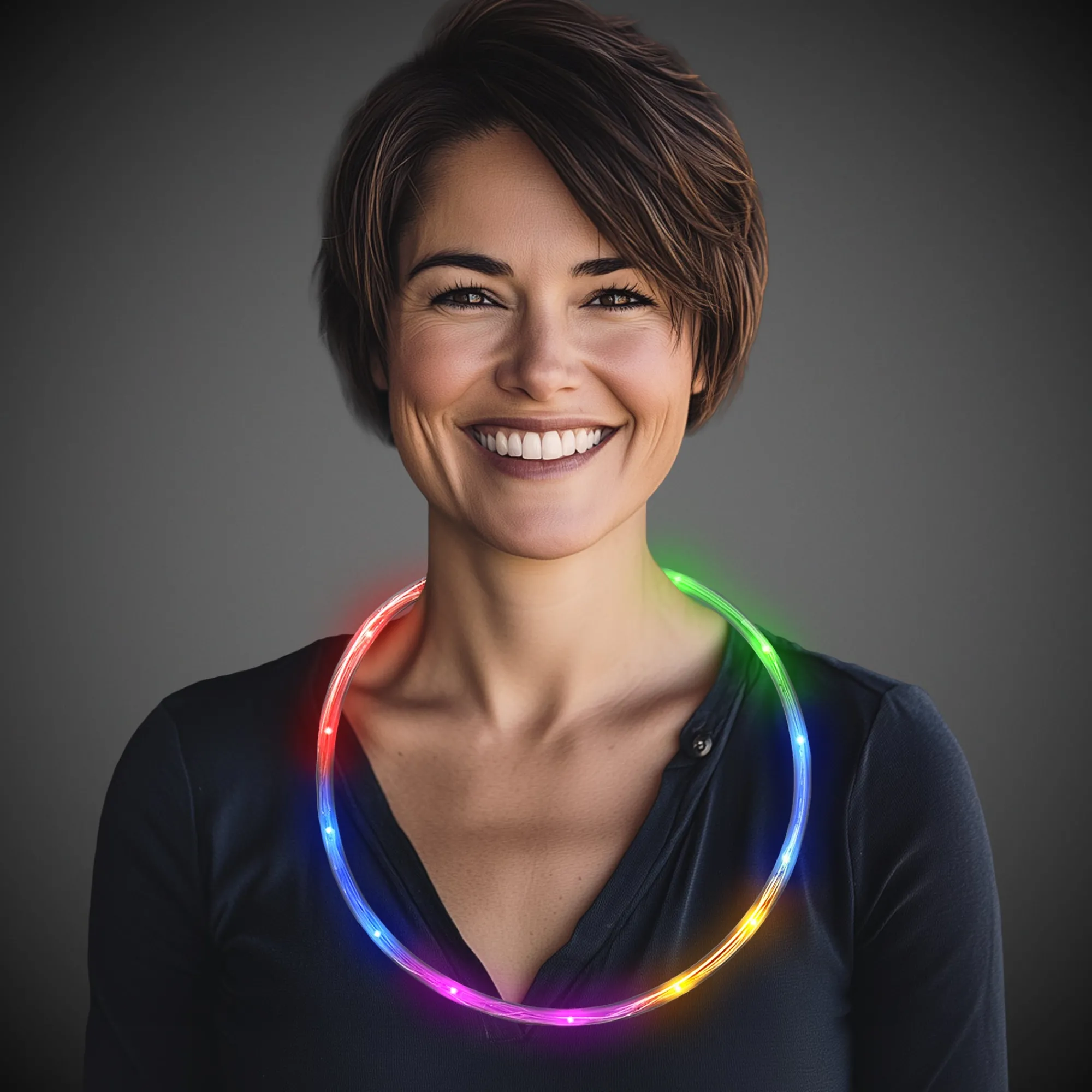Windy City Novelties LED Fiber Optic Necklace