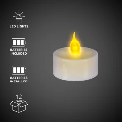 Windy City Novelties LED Flameless Tea Light Candles