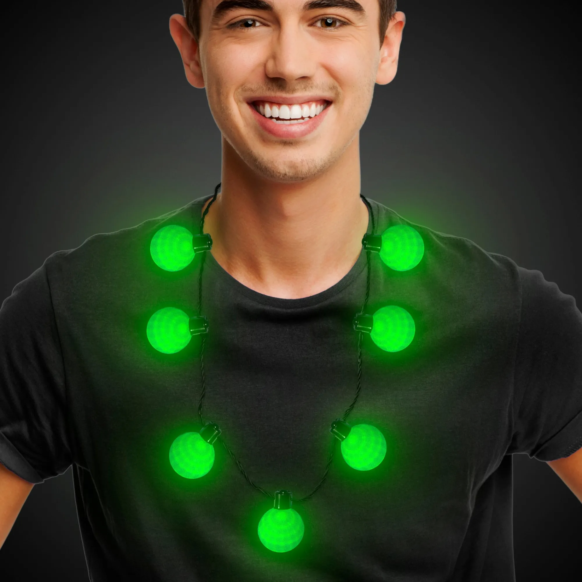 Best Windy City Novelties LED Ball Necklace Green