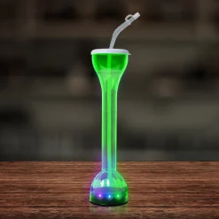 Online Windy City Novelties LED Flashing 17 oz. Yard Glass Green