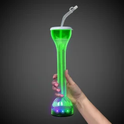 Online Windy City Novelties LED Flashing 17 oz. Yard Glass Green