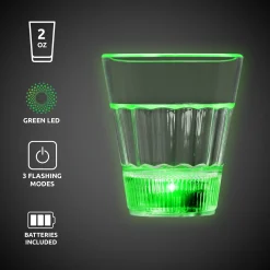 Hot Windy City Novelties LED 2 oz. Shot Glass Green