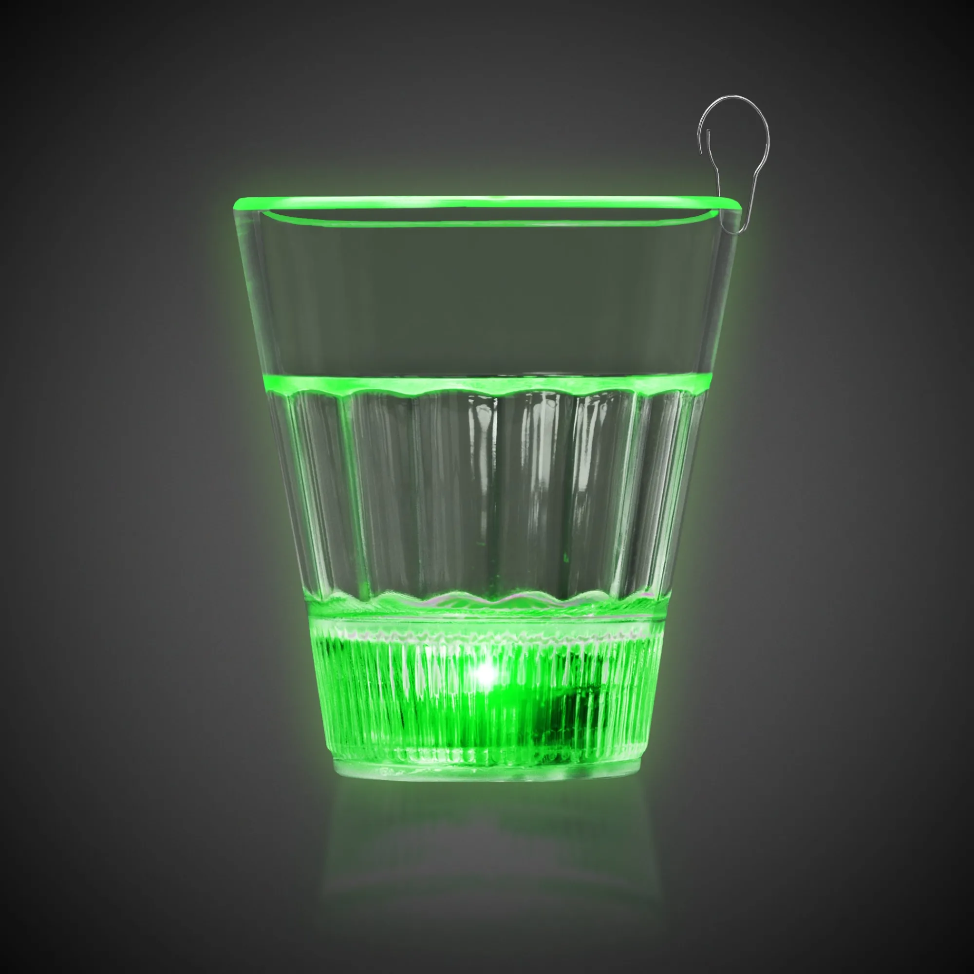 Hot Windy City Novelties LED 2 oz. Shot Glass with Clip Green