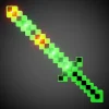 Outlet Windy City Novelties LED Green Pixel Sword