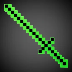 Outlet Windy City Novelties LED Green Pixel Sword