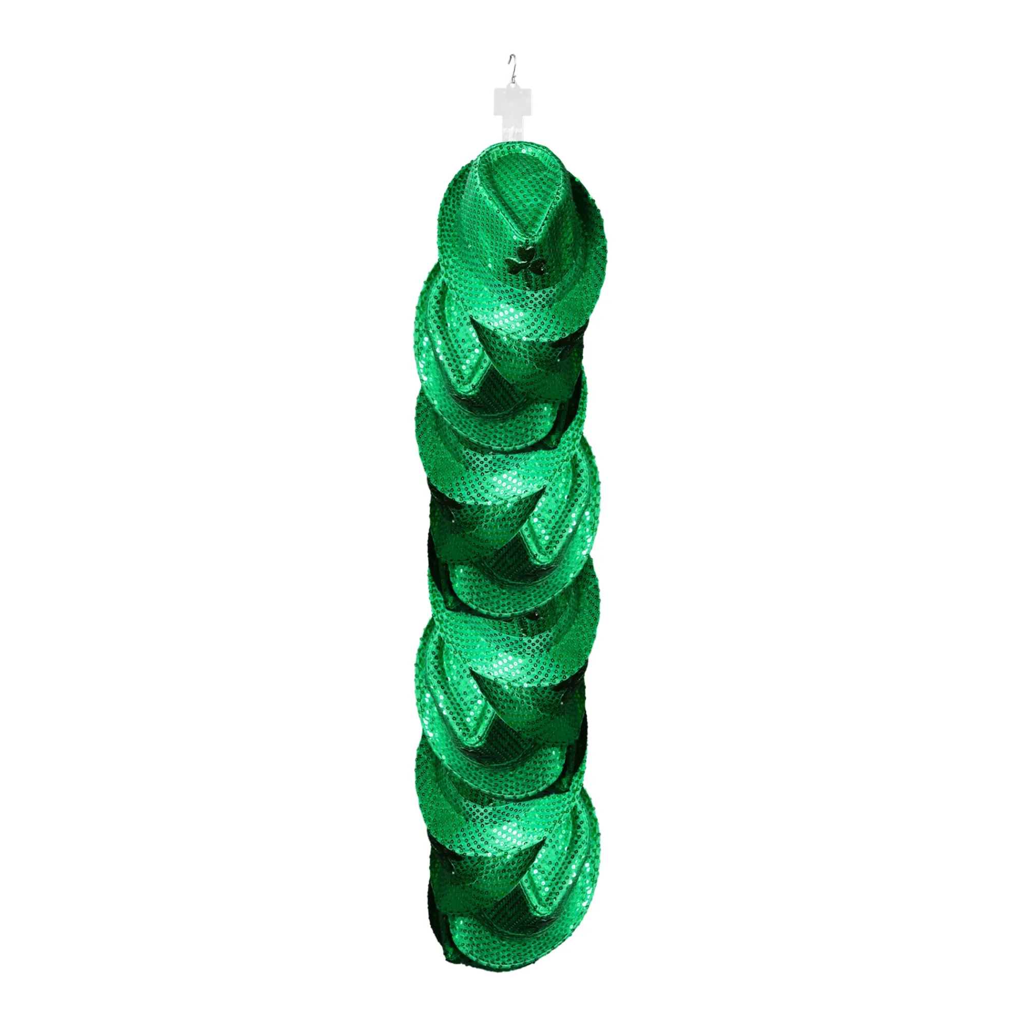 Best Windy City Novelties LED Green Shamrock Sequin Fedora Hats