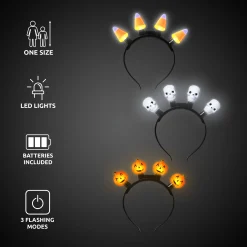 Sale Windy City Novelties LED Halloween Headbands Retail Counter Display