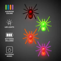 Discount Windy City Novelties LED Halloween Spiders Retail Counter Display