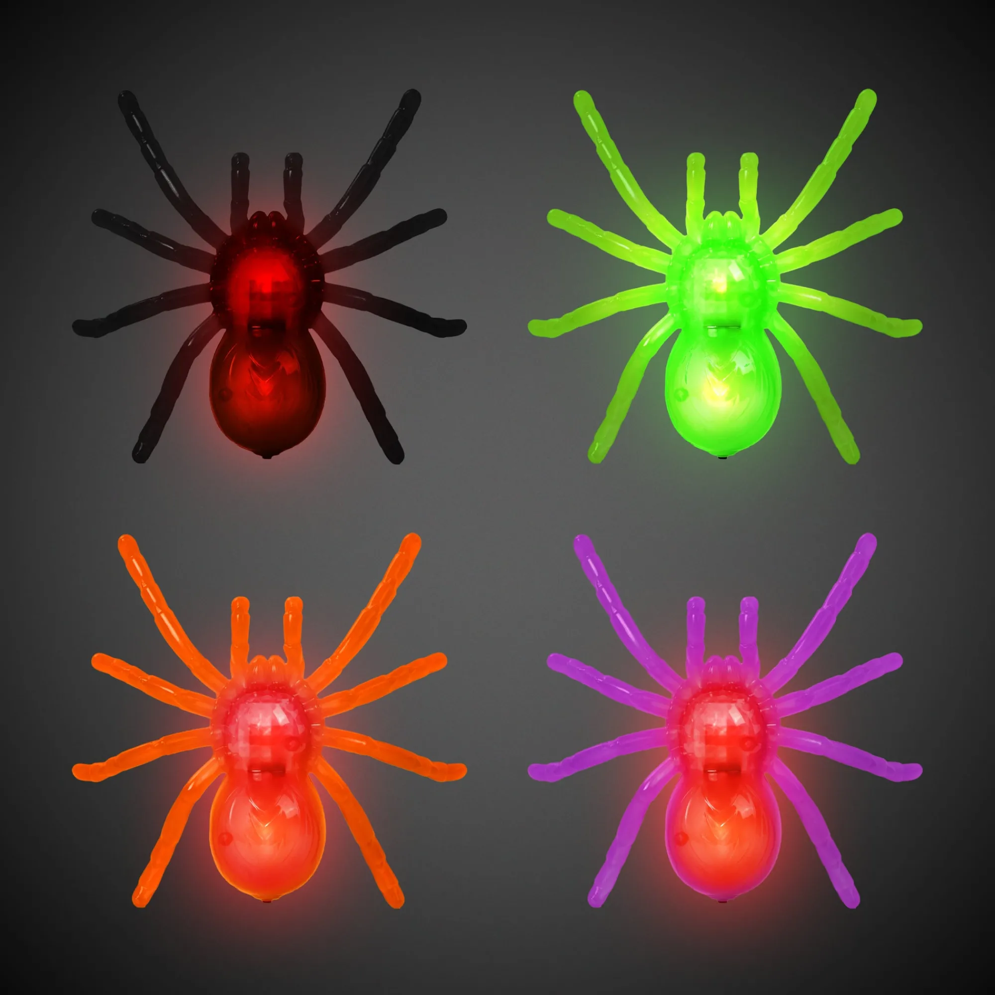Discount Windy City Novelties LED Halloween Spiders Retail Counter Display