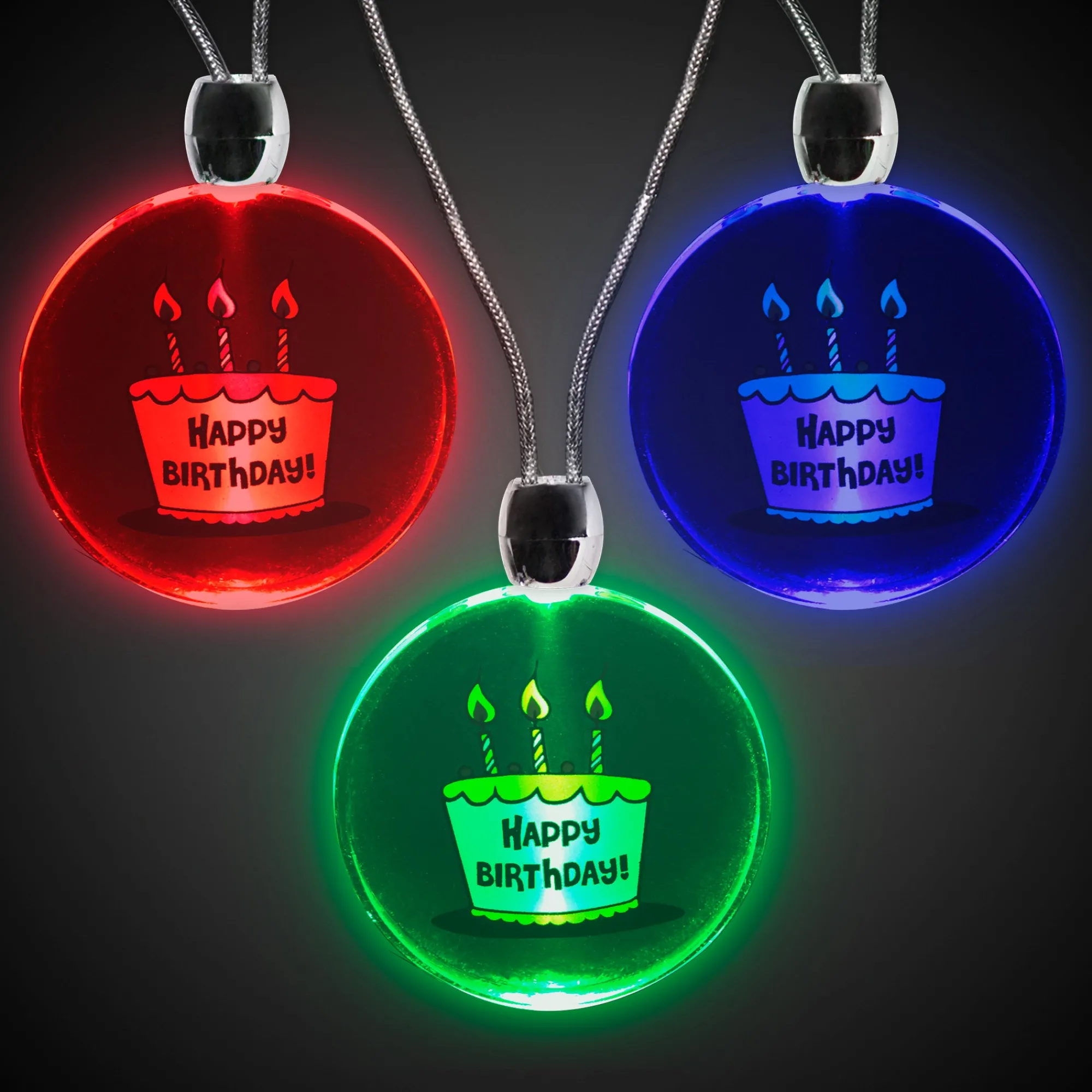 Hot Windy City Novelties LED Happy Birthday Pendants