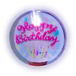 Clearance Windy City Novelties LED Happy Birthday Pin