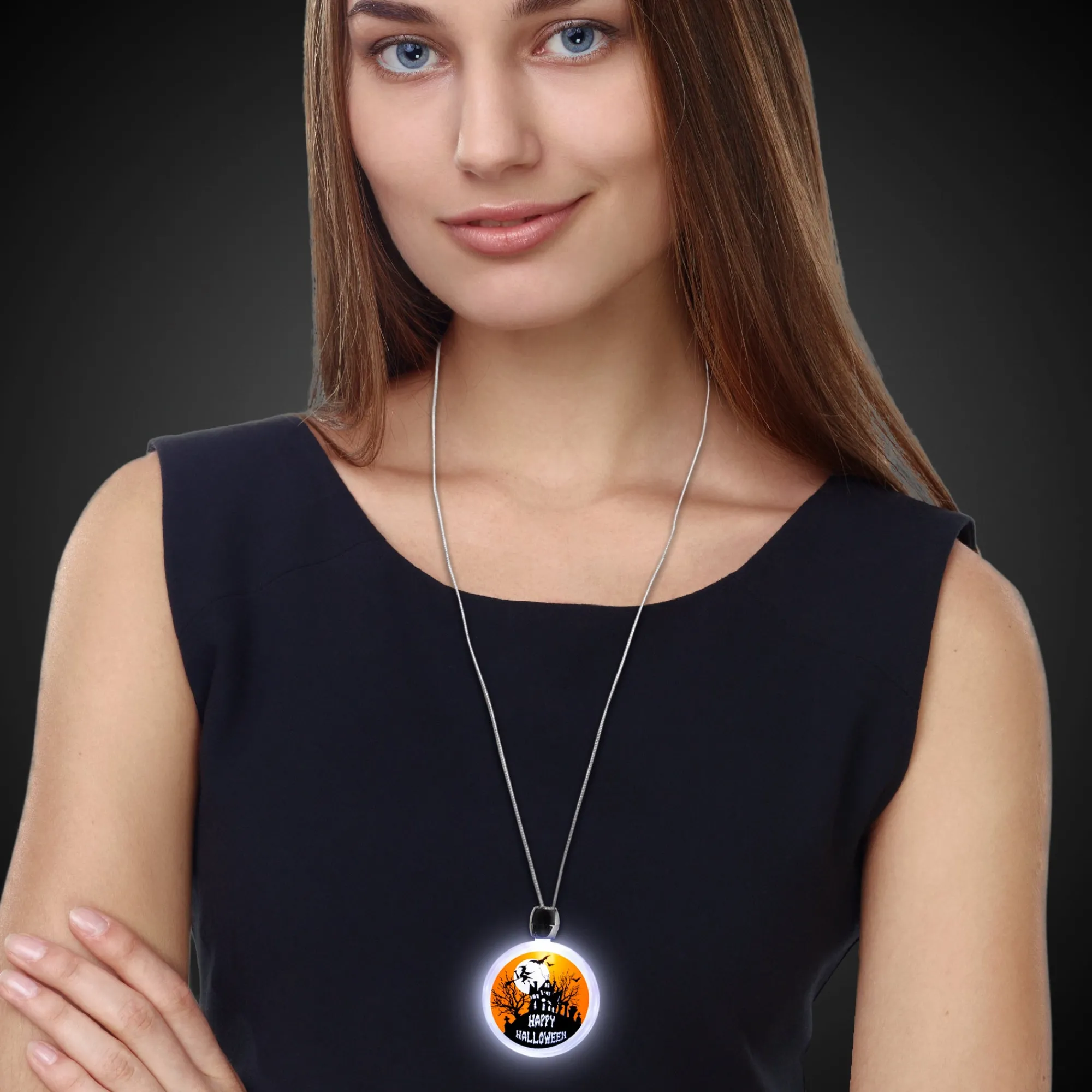 Discount Windy City Novelties LED Haunted House Necklace