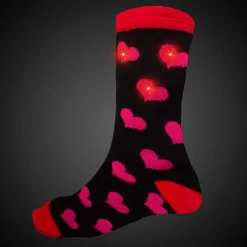 New Windy City Novelties LED Heart Socks