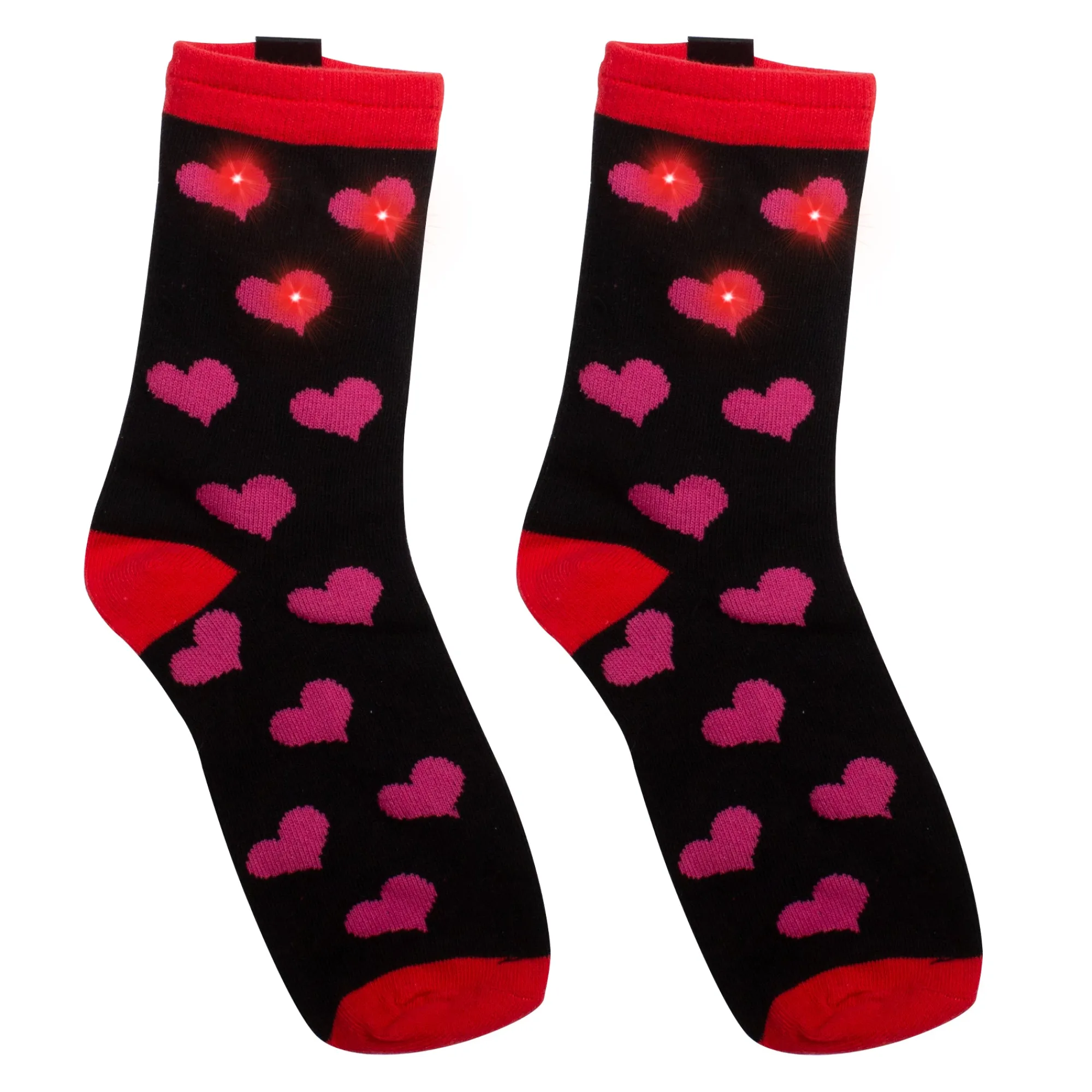 New Windy City Novelties LED Heart Socks
