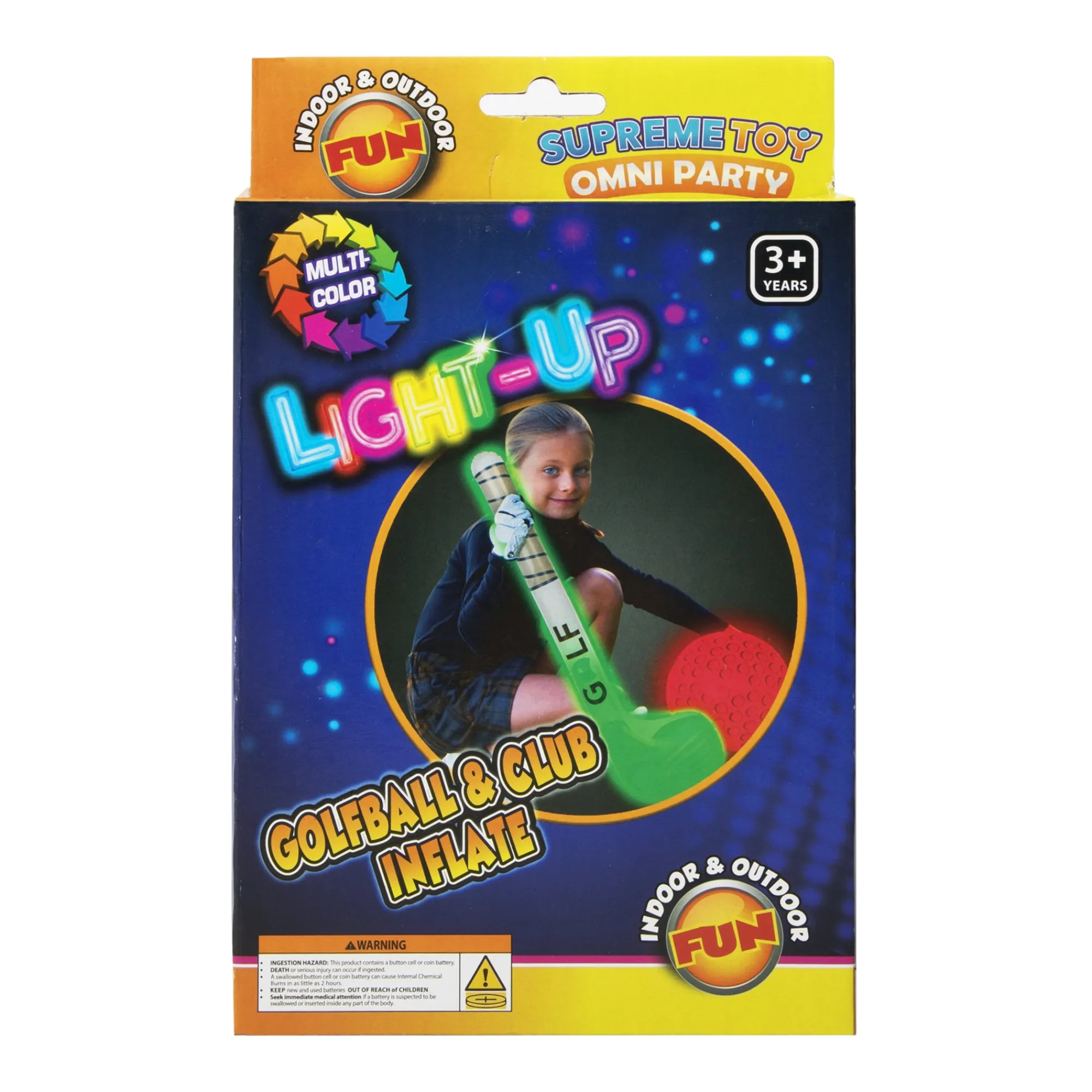 Clearance Windy City Novelties LED Inflatable Golf Club & Ball Set