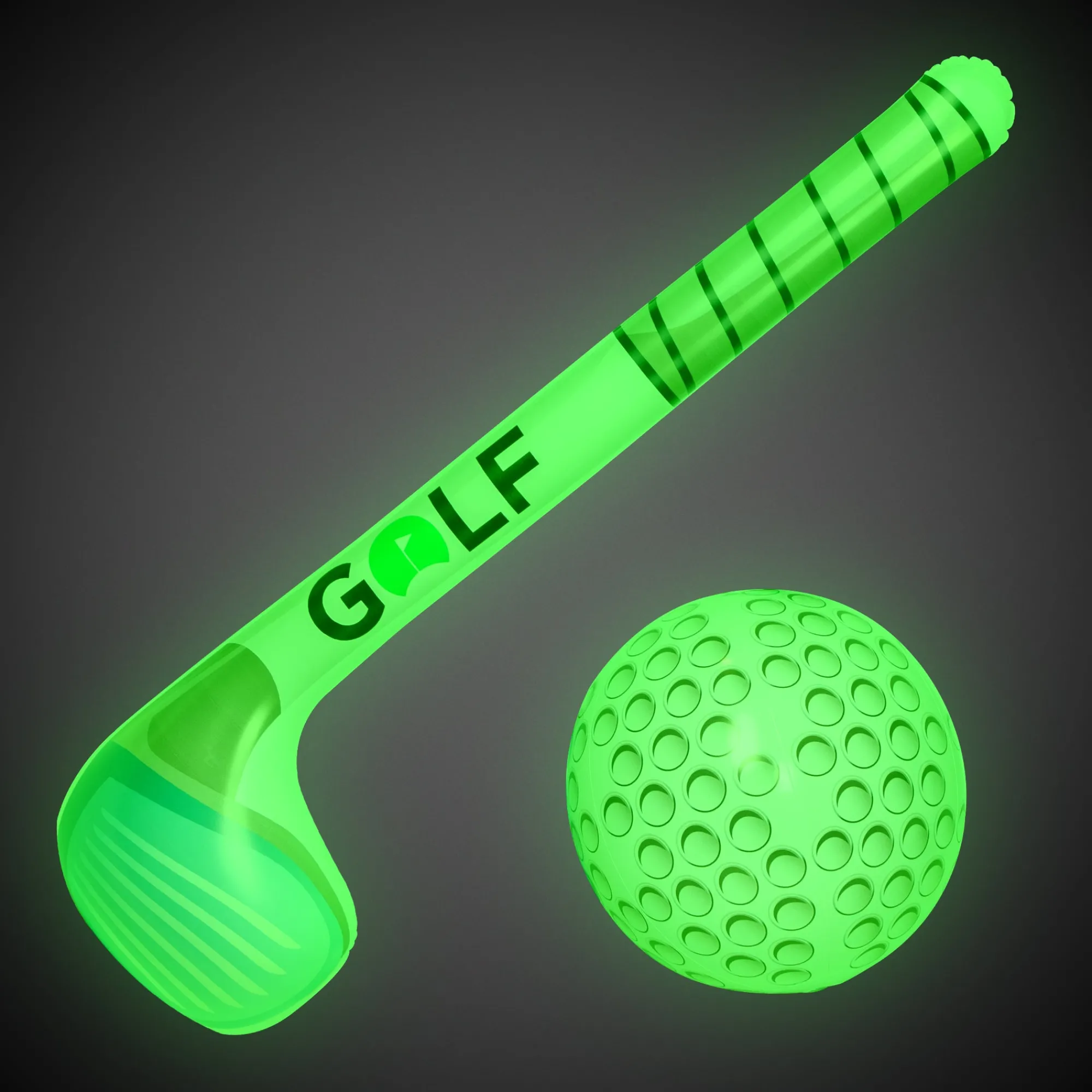 Clearance Windy City Novelties LED Inflatable Golf Club & Ball Set