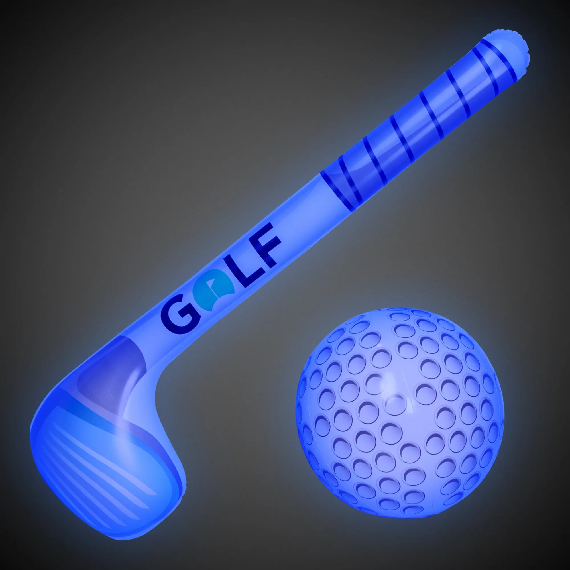Clearance Windy City Novelties LED Inflatable Golf Club & Ball Set
