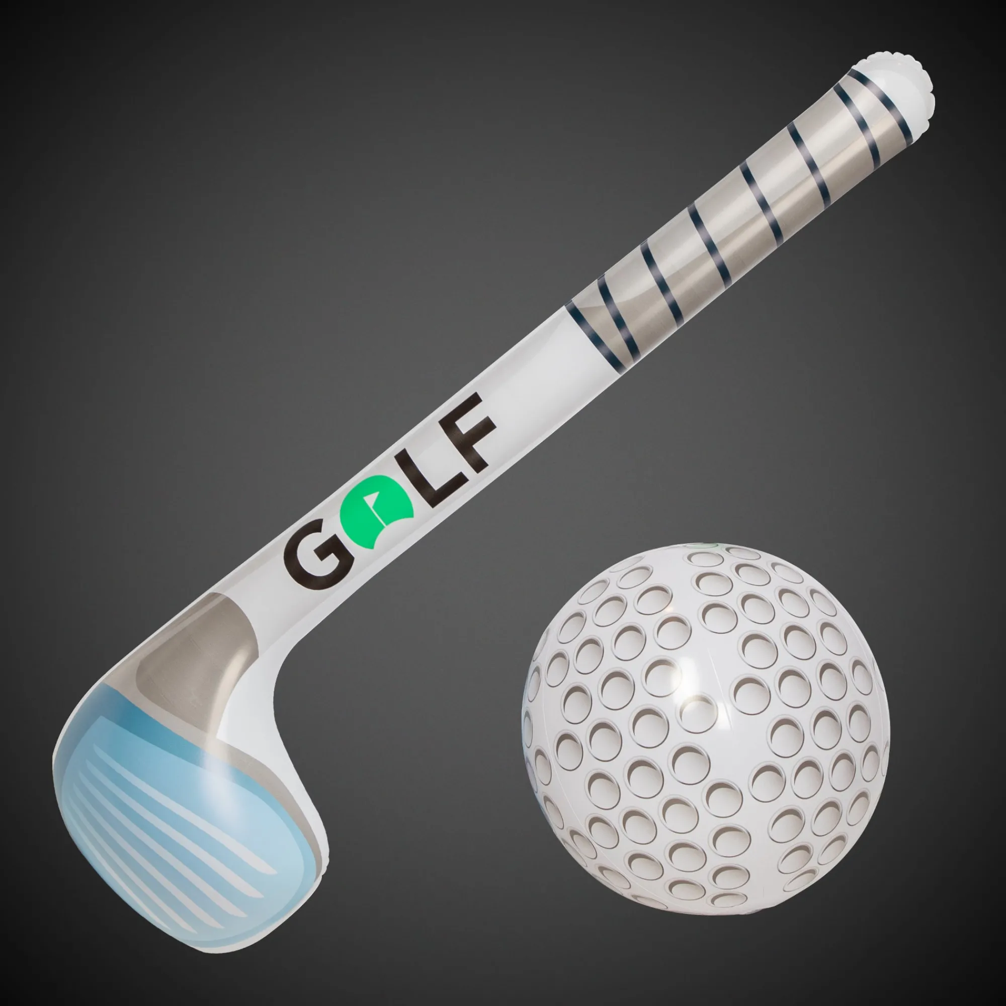 Clearance Windy City Novelties LED Inflatable Golf Club & Ball Set