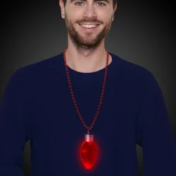 Clearance Windy City Novelties LED Jumbo Christmas Bulb Necklace