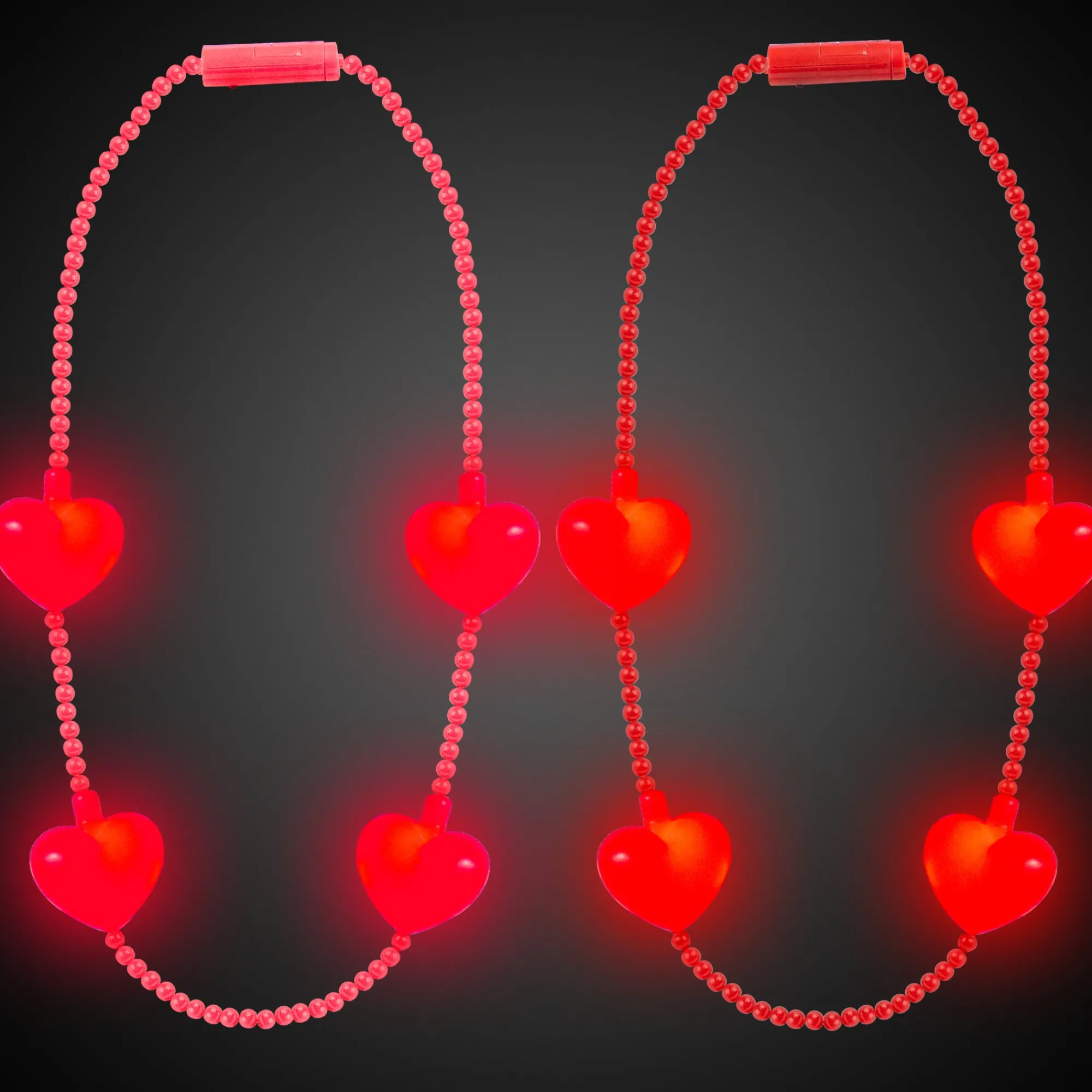 Sale Windy City Novelties LED Jumbo Heart Bead Necklaces