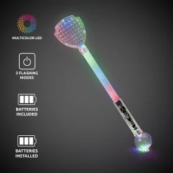 Clearance Windy City Novelties LED Jumbo Shield Prism Wand