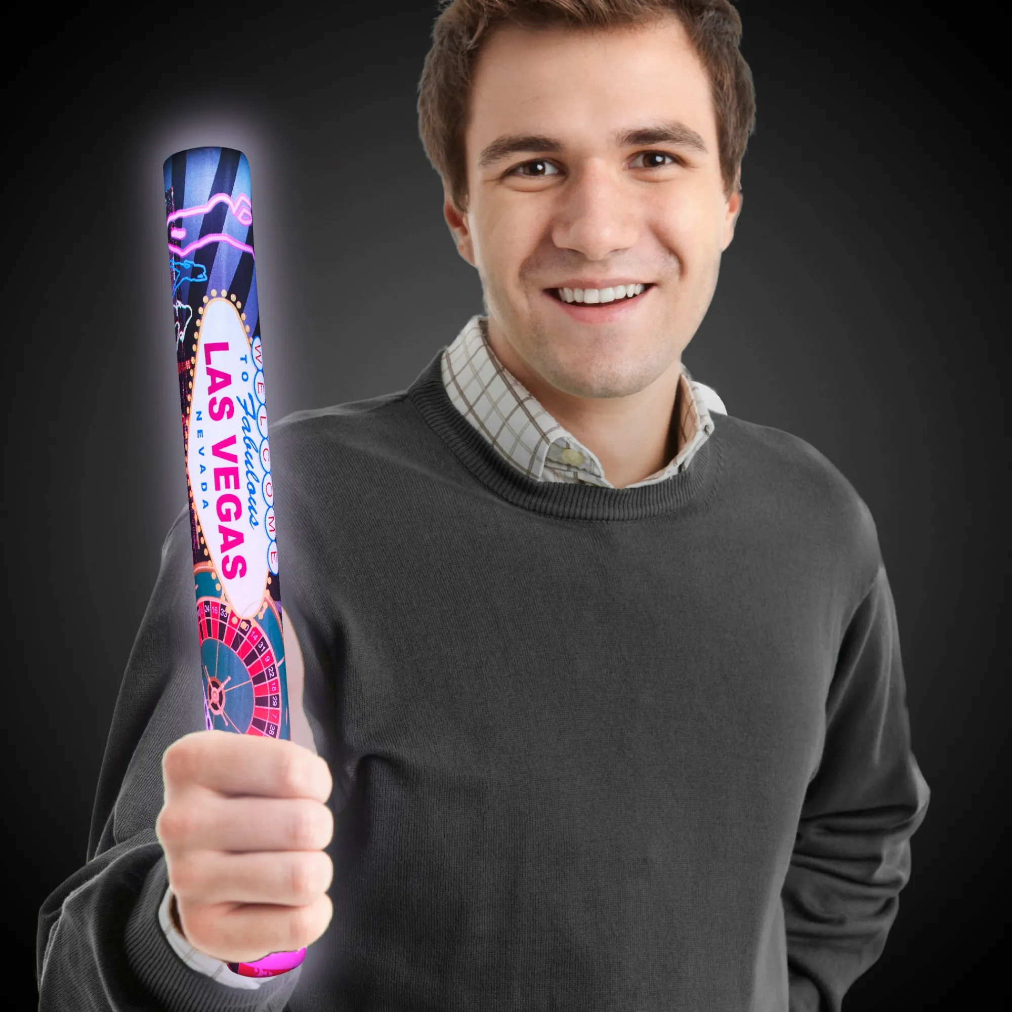 Hot Windy City Novelties LED Las Vegas Casino Foam Lumiton