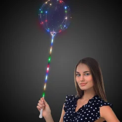 New Windy City Novelties LED Lollipop Balloon Kit with White Handle