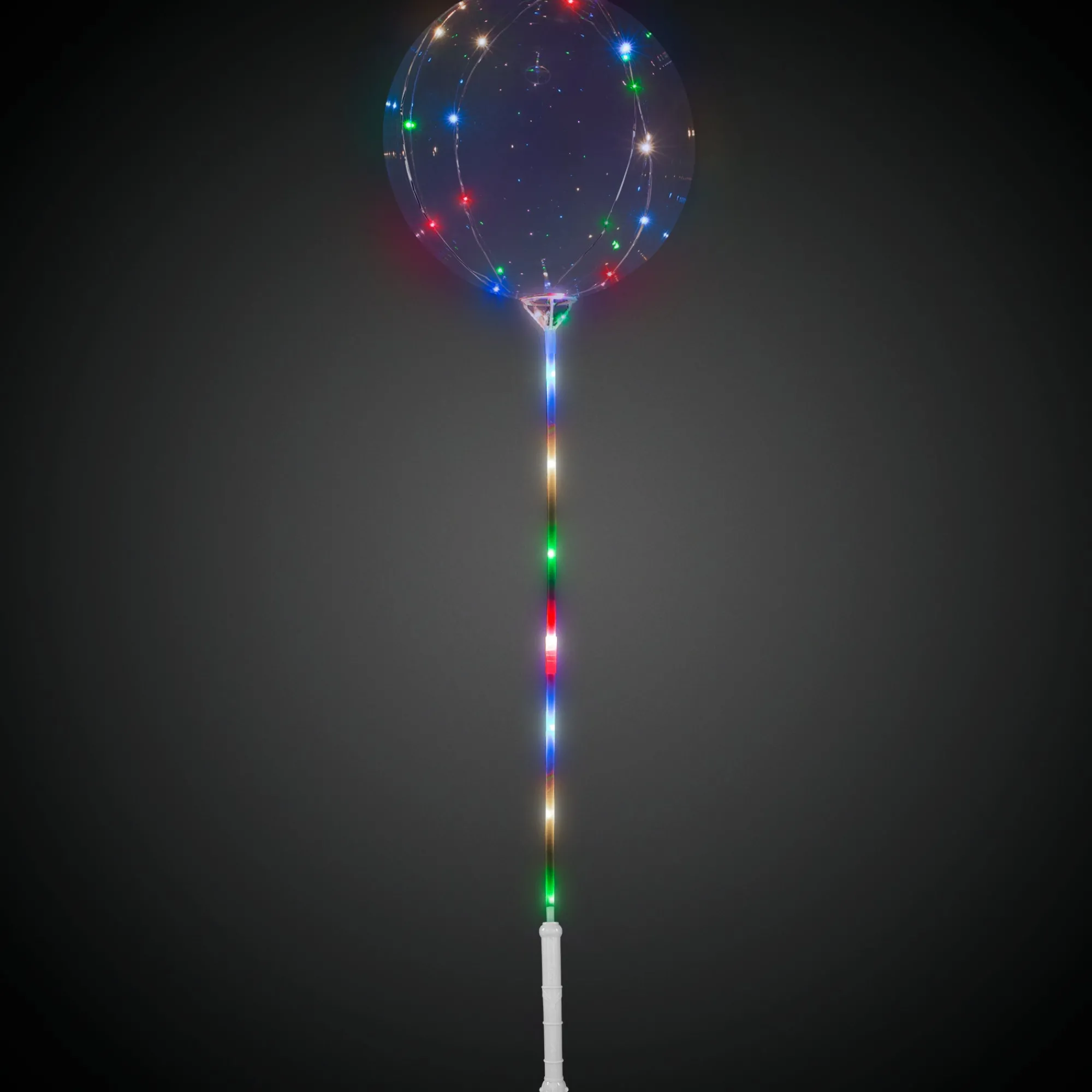 New Windy City Novelties LED Lollipop Balloon Kit with White Handle