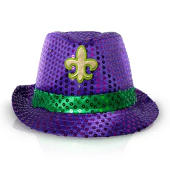 Online Windy City Novelties LED Mardi Gras Sequin Fedora