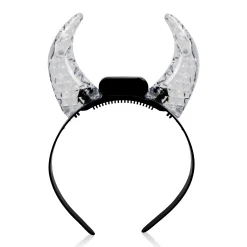 Outlet Windy City Novelties LED Multi-Color Crystal Devil Horns Headband