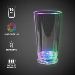 Online Windy City Novelties LED -Color 16 oz. Pint Glass Multi
