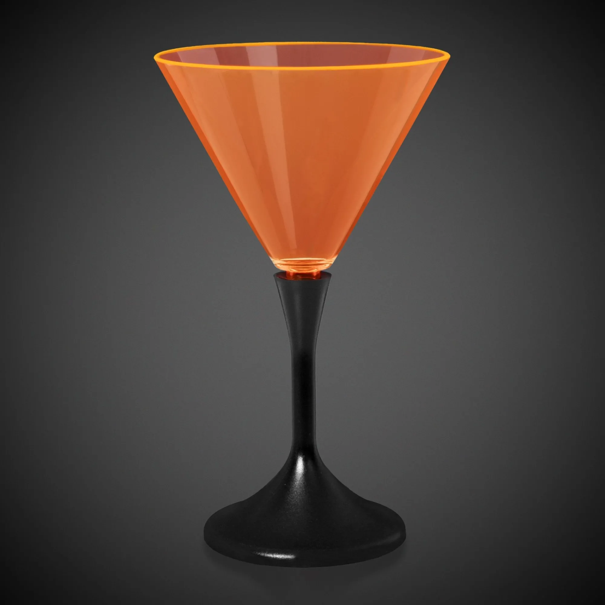 Outlet Windy City Novelties LED Neon 7 oz. Martini Glass Orange