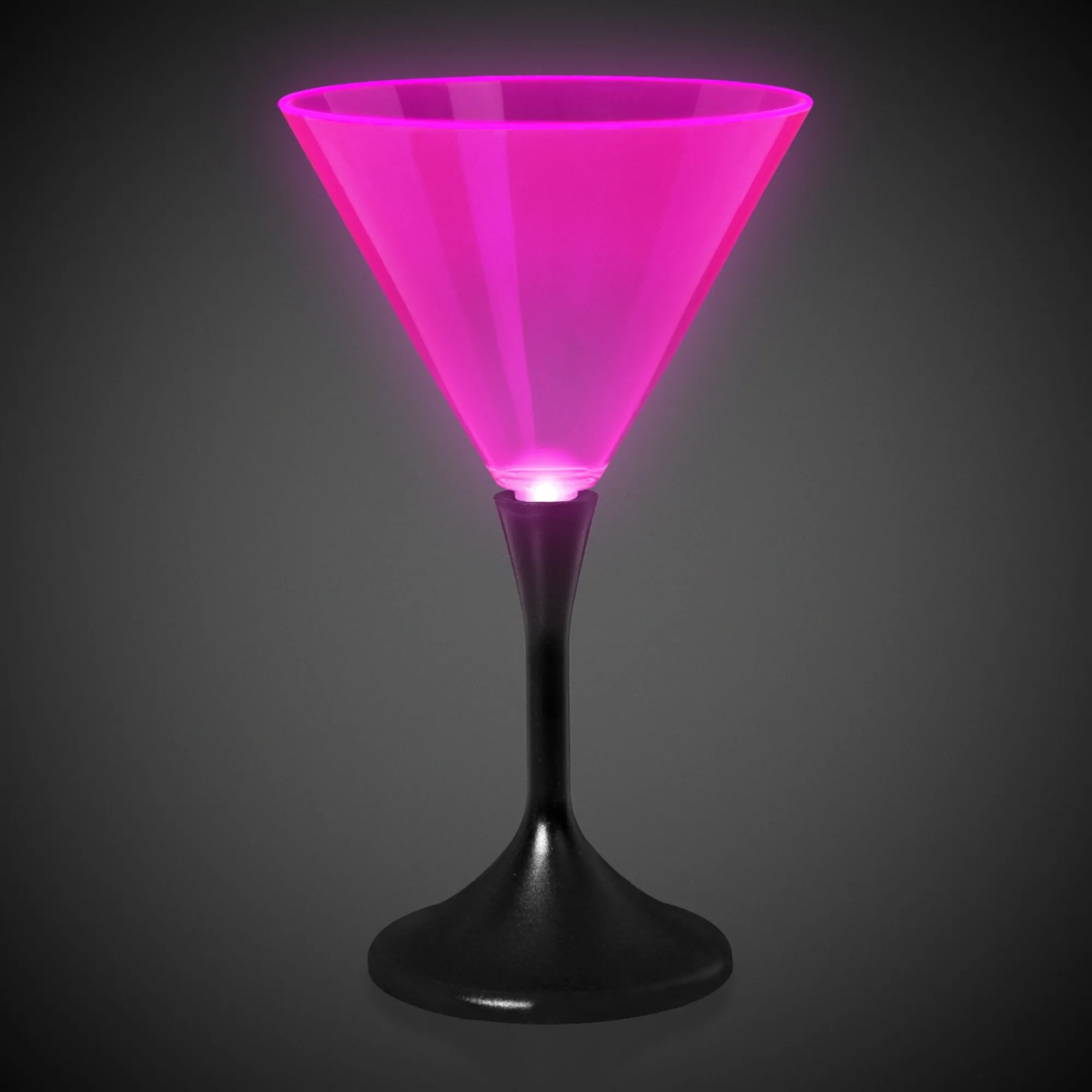 Hot Windy City Novelties LED Neon 7 oz. Martini Glass Pink