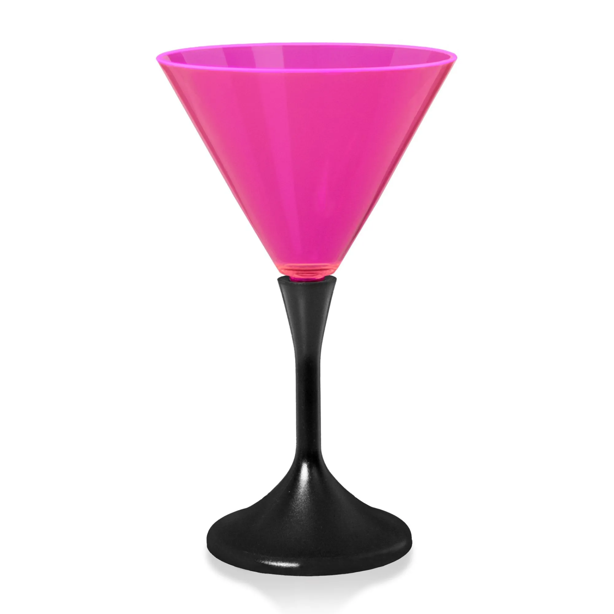 Hot Windy City Novelties LED Neon 7 oz. Martini Glass Pink