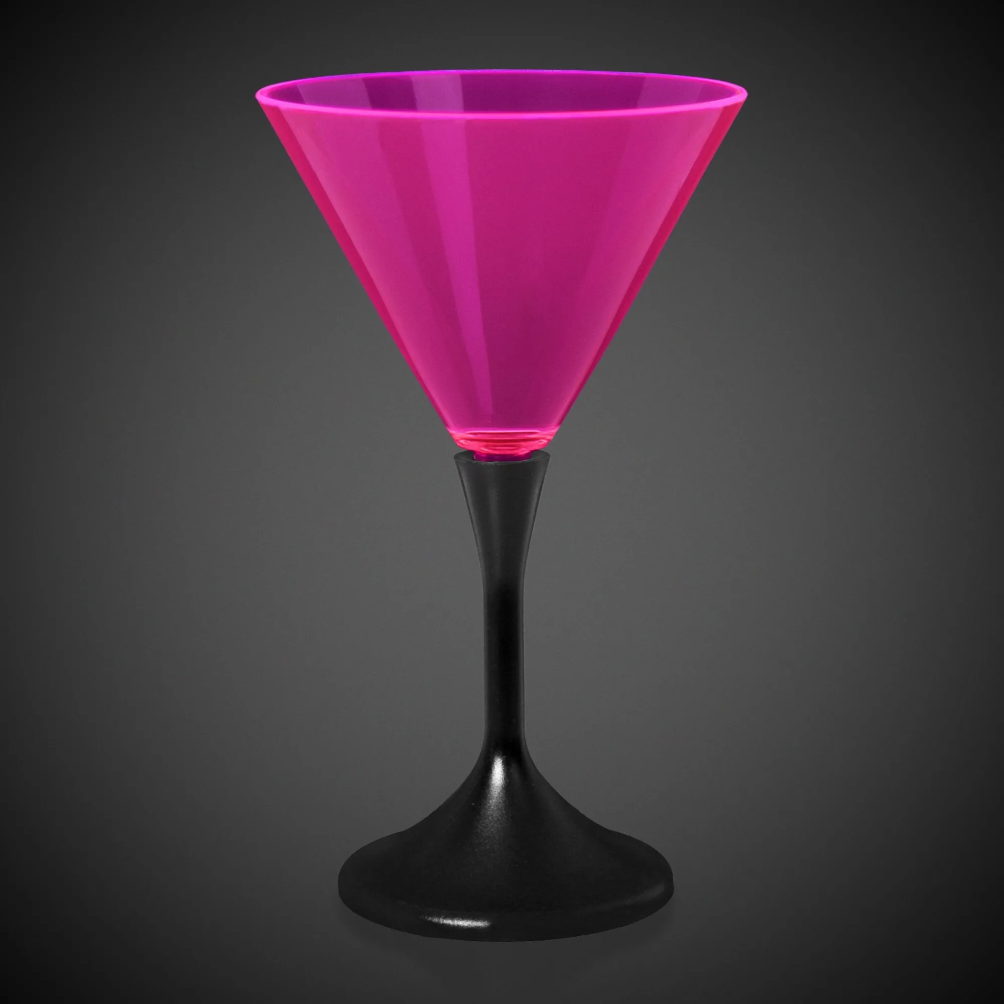 Hot Windy City Novelties LED Neon 7 oz. Martini Glass Pink