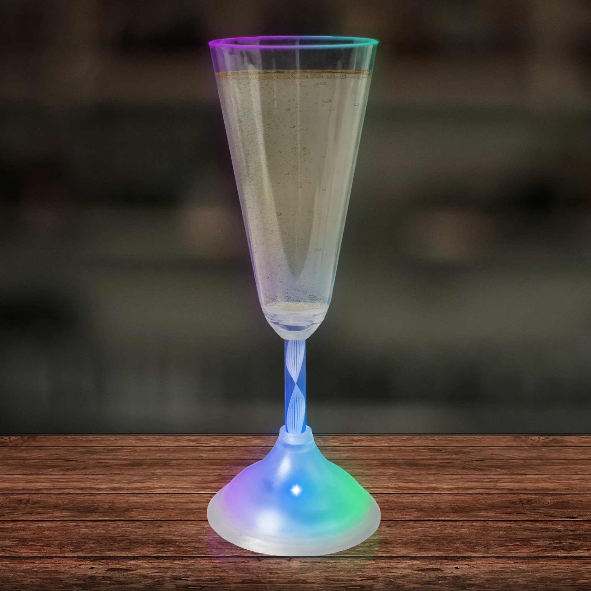 Hot Windy City Novelties LED 7.5 oz. Champagne Glass
