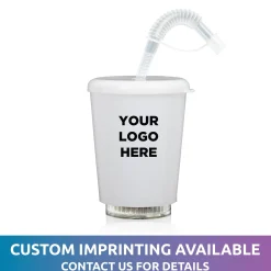 Hot Windy City Novelties LED 12 oz. Cup with Lid & Straw