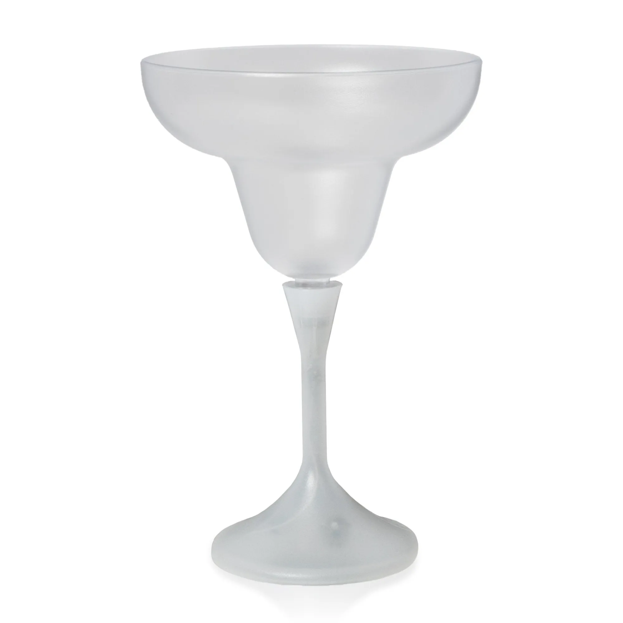 Discount Windy City Novelties LED 10 oz. Frosted Margarita Glass White Stem