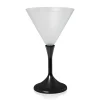 Outlet Windy City Novelties LED 7 oz. Frosted Martini Glass With Black Stem