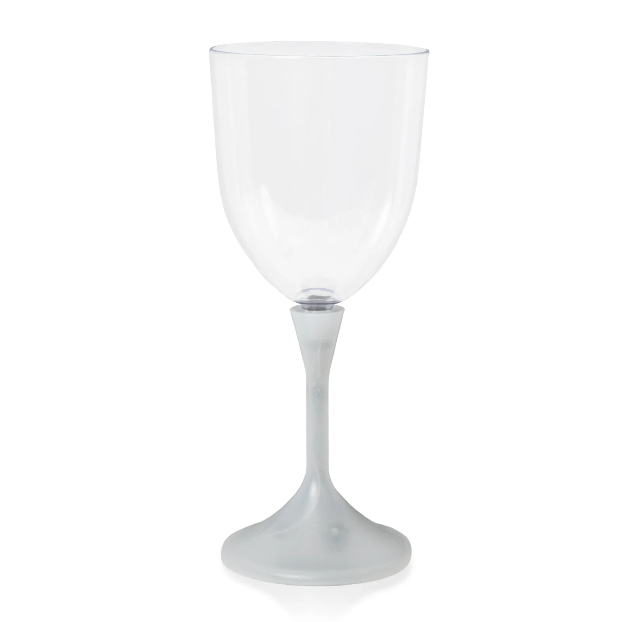 Hot Windy City Novelties LED 10 oz. Wine Glass White Stem