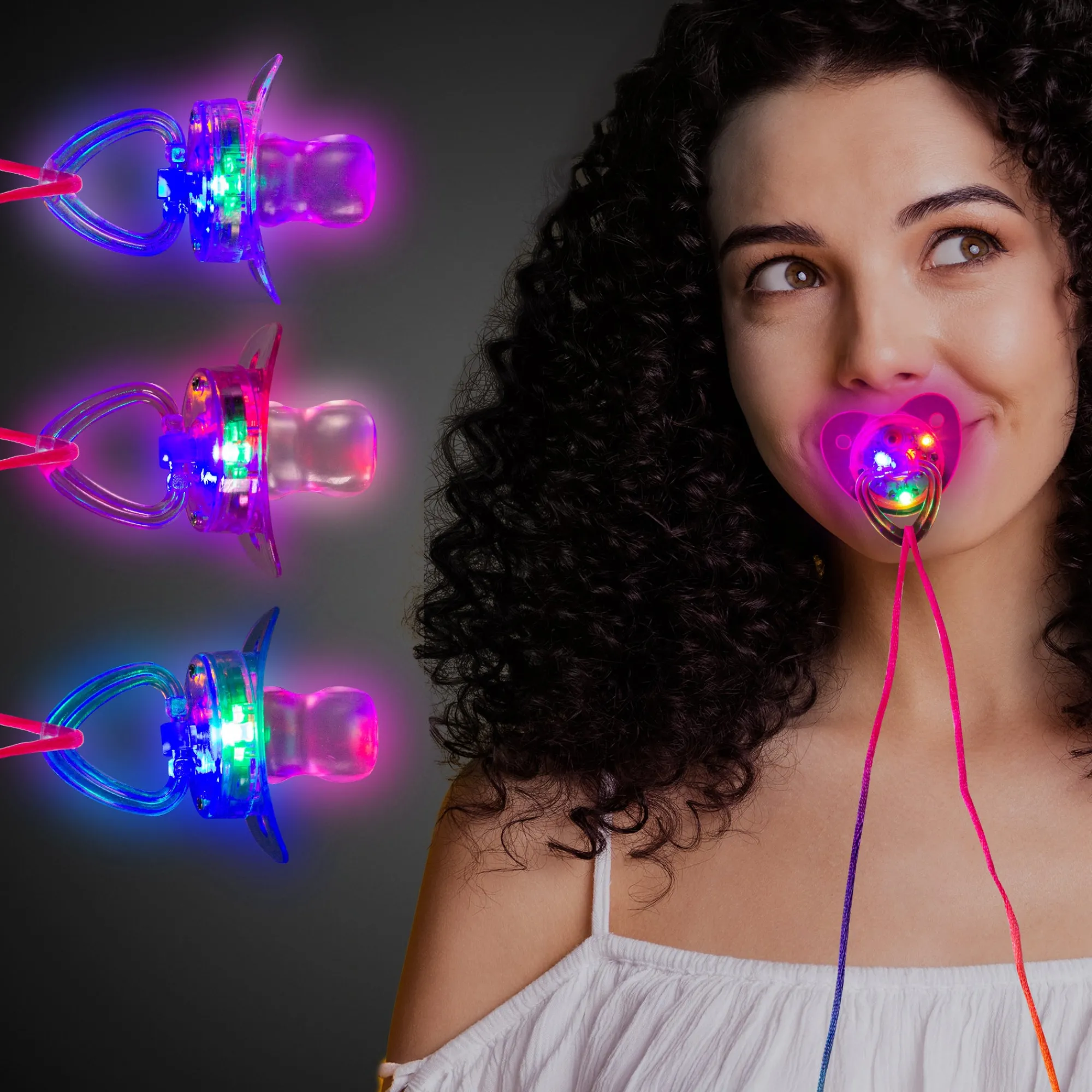 Online Windy City Novelties LED Pacifier Toys