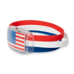 Best Windy City Novelties LED Patriotic Bracelets Retail Hanging Display