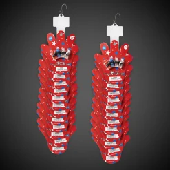 New Windy City Novelties LED Patriotic Finger Lights Retail Hanging Display