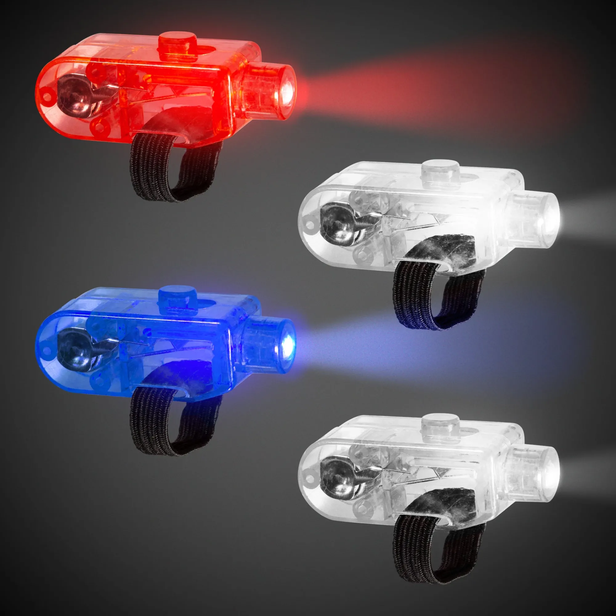 New Windy City Novelties LED Patriotic Finger Lights Retail Hanging Display