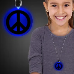 Sale Windy City Novelties LED Peace Sign Necklace