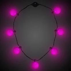 Outlet Windy City Novelties LED Ball Necklace Pink