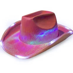 Sale Windy City Novelties LED Pink Iridescent Cowboy Hat